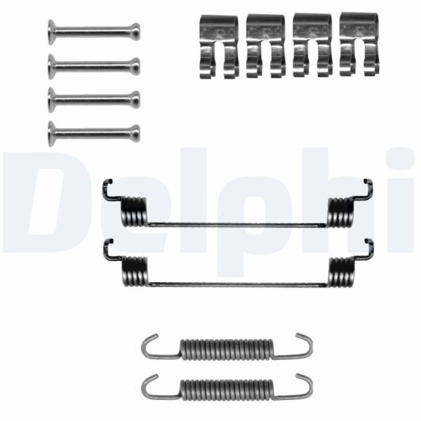 Set accesorii sabot de frana FIAT 500 (312_) 1.4 Turbo (312AXD1A) benzina 137 cai DELPHI LY1267