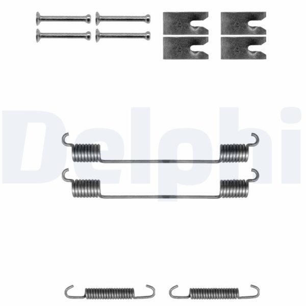 Set accesorii sabot de frana FIAT 500L (351_, 352_) 1.4 benzina 162 cai DELPHI LY1310