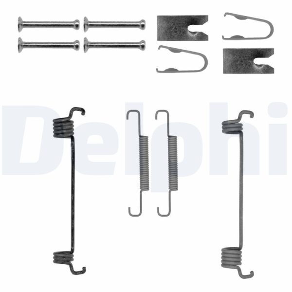 Set accesorii saboti frana parcare FIAT 500X (334_) 1.4 (334AXC1B) benzina 136 cai DELPHI LY1350
