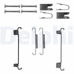 Set accesorii saboti frana parcare FIAT 500X (334_) 1.3 D Multijet (334AXH1A) diesel 95 cai DELPHI LY1350