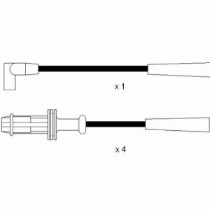 Bujie FIAT 500 (111_, 101_, 110_) 0.5 (111A) benzina 15 cai NGK 4510