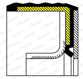 Simering arbore cotit FIAT PANDA (169_) 1.3 D Multijet 4x4 (169.AXC2A) diesel 70 cai PAYEN NA5230