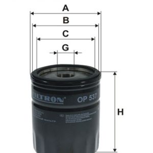 Filtru ulei FIAT TIPO (160_) 1.4 (160.AC) benzina 71 cai FILTRON OP 537