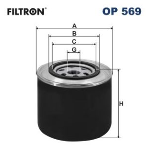 Filtru ulei FIAT ARGENTA (132_) 2500 Diesel diesel 72 cai FILTRON OP 569