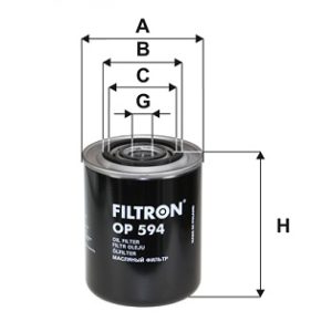 Filtru ulei FIAT ARGENTA (132_) 2500 Turbodiesel diesel 90 cai FILTRON OP 594