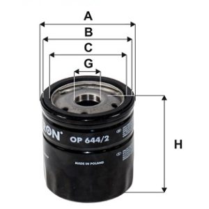 Filtru ulei FIAT FREEMONT (345_) 2.4 benzina 170 cai FILTRON OP 644/2