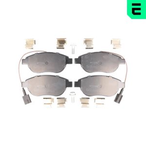 Placute frana FIAT QUBO (225_) 1.3 D Multijet (225AXE1A, 225CXE1A, 225AXH1A, 225AXL1A,... diesel 95 cai OPTIMAL BP-12715