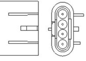 Sonda Lambda FIAT 500 (312_) 0.9 (312AXG1A, 312.AXG11) benzina 86 cai MAGNETI MARELLI 466016355161