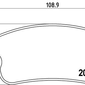 Placute frana FIAT PANDA Caseta/ Hatchback (141_) 1.1 4x4 benzina 54 cai BREMBO P 23 021
