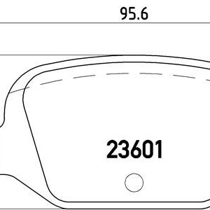 Placute frana FIAT PANDA (169_) 1.2 (169AXF2A, 169AXF1A) benzina 69 cai BREMBO P 23 064