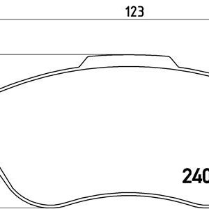 Placute frana FIAT PANDA (169_) 1.2 4x4 (169.AXB2A) benzina 60 cai BREMBO P 23 097