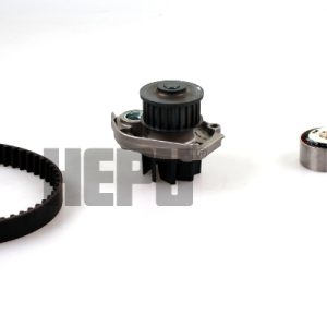 Set pompa apa + curea dintata FIAT QUBO (225_) 1.4 Natural Power (225AXC1A) Benzina/Gaz metan (GNC) 78 cai HEPU PK12011