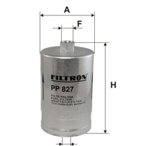 Filtru combustibil FIAT CROMA (154_) 2500 V6 benzina 162 cai FILTRON PP 827
