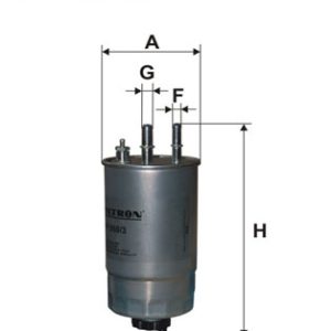 Filtru combustibil FIAT PANDA (169_) 1.3 D Multijet (169AXG1A, 169AXD1A) diesel 75 cai FILTRON PP 966/3