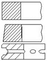 Set segmenti piston FIAT 500 (312_) 1.3 D Multijet (312AXB1A) diesel 75 cai FAI AUTOPARTS PR48-000
