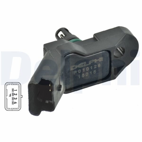 Senzor presiune galerie admisie FIAT QUBO (225_) 1.4 (225AXA1A) benzina 73 cai DELPHI PS10128