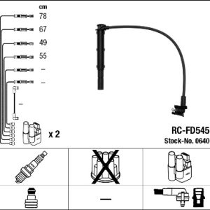 Bujie FIAT 500 (111_, 101_, 110_) 0.6 benzina 18 cai NGK 6422