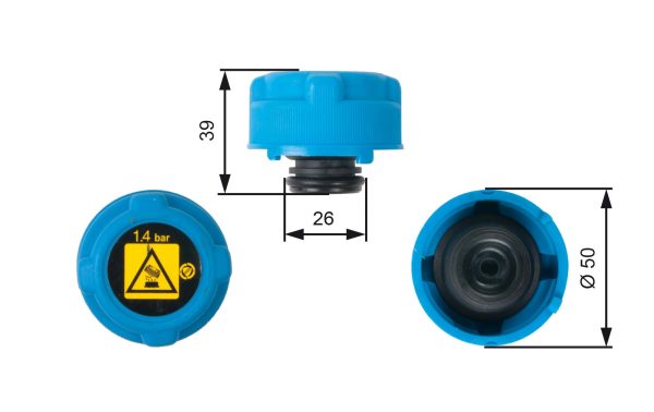 Buson vas expansiune FIAT 500 (312_) 1.0 Mild Hybrid (312.AYD1B) benzina/elector 69 cai GATES RC216