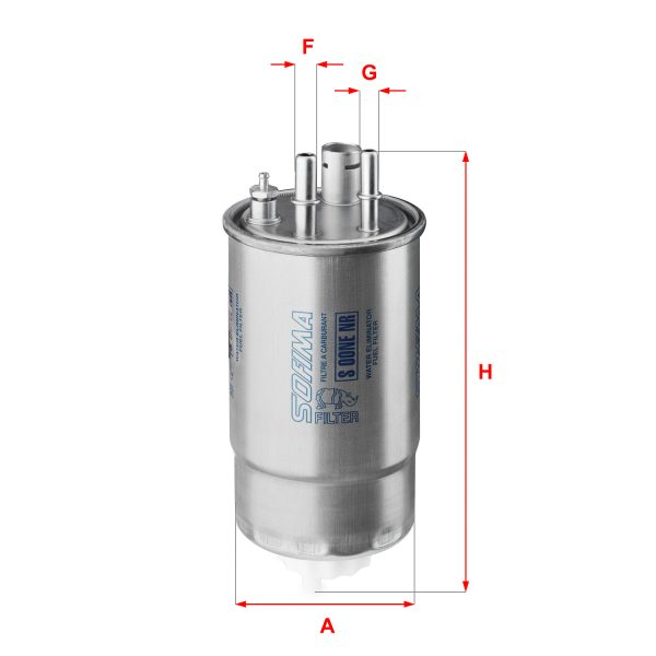 Filtru combustibil FIAT FIORINO Autoutilitara/limuzina spatioasa (225_) 1.3 D Multijet (225BXD1A, 225BXB1A, 225BXB11) diesel 75 cai SOFIMA S 0ONE NR