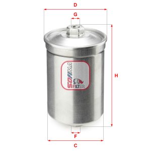 Filtru combustibil FIAT FIORINO microbus (225_) 1.3 JTD Multijet diesel 95 cai SOFIMA S 1502 B