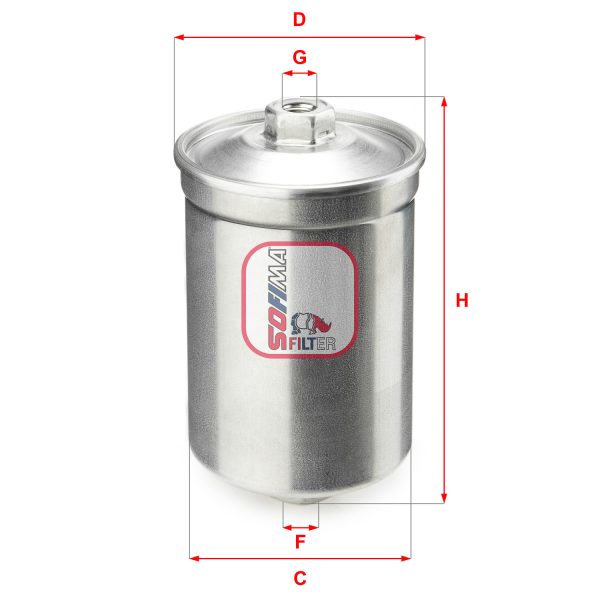 Filtru combustibil FIAT FIORINO microbus (225_) 1.3 JTD Multijet diesel 95 cai SOFIMA S 1502 B
