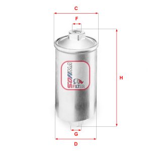 Filtru combustibil FIAT TIPO (160_) 1.8 i.e benzina 97 cai SOFIMA S 1504 B