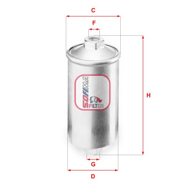 Filtru combustibil FIAT TIPO (160_) 1.8 i.e benzina 97 cai SOFIMA S 1504 B