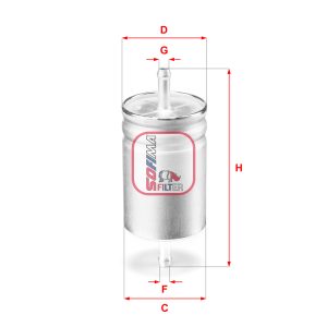 Filtru combustibil FIAT TIPO (160_) 1.6 i.e. benzina 90 cai SOFIMA S 1611 B