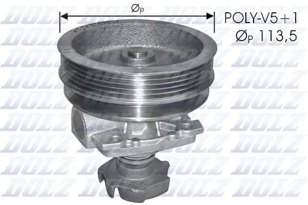 Pompa de apa FIAT TIPO (160_) 1.4 i.e. (160.AP, 160.AD, 160.EA) benzina 70 cai DOLZ S218