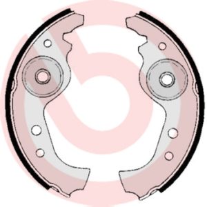 Set saboti frana FIAT PANDA (141_) 1000 4x4 benzina 44 cai BREMBO S 23 501