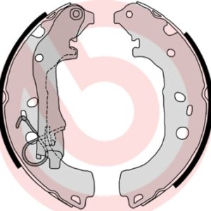 Set saboti frana FIAT QUBO (225_) 1.4 (225AXA1A) benzina 73 cai BREMBO S 23 518