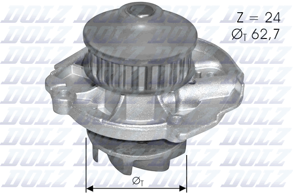 Pompa de apa FIAT PANDA (141_) 1100 4x4 benzina 54 cai DOLZ S261