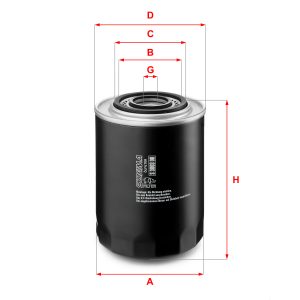 Filtru ulei FIAT CROMA (154_) 2500 D diesel 75 cai SOFIMA S 3003 DR