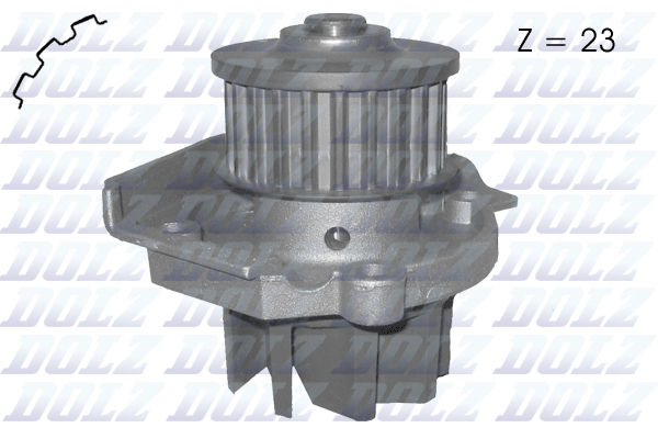 Pompa de apa FIAT 500 (312_) 1.2 (312AXA1A) benzina 69 cai DOLZ S320