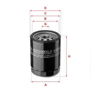 Filtru ulei FIAT TIPO (160_) 1.6 i.e. benzina 90 cai SOFIMA S 3210 R