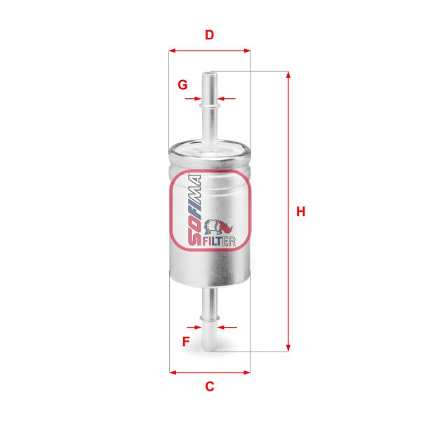 Filtru combustibil FIAT TIPO hatchback (356_, 357_) 1.4 (356HXA1B) benzina 95 cai SOFIMA S 3740 B
