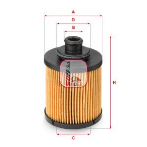 Filtru ulei FIAT QUBO (225_) 1.3 D Multijet (225CXB1A, 225AXB1A, 225CXB11, 225AXB11,... diesel 75 cai SOFIMA S 5031 PE