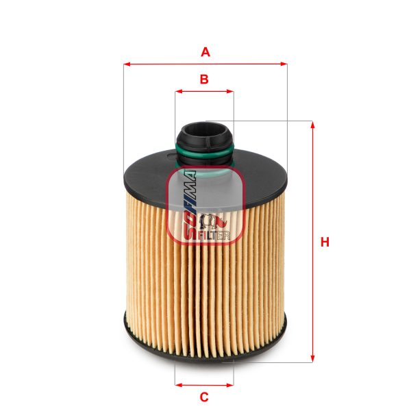 Filtru ulei FIAT TIPO hatchback (356_, 357_) 1.6 D (356HXG1B, 356HXG11) diesel 120 cai SOFIMA S 5083 PE