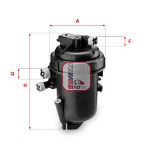 Filtru combustibil FIAT PANDA Caseta/ Hatchback (169_) 1.3 D Multijet 4x4 diesel 70 cai SOFIMA S 5084 GC