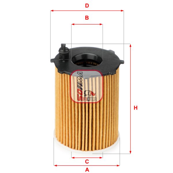 Filtru ulei FIAT PANDA VAN (312_, 519_) 0.9 (312CXH1A, 312DXH1A) benzina 65 cai SOFIMA S 5128 PE