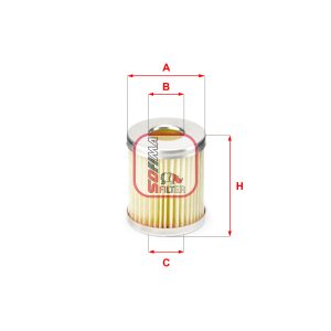 Filtru combustibil FIAT PANDA (169_) 1.2 LPG (169.AXB1A) Benzina/Autogaz (GPL) 60 cai SOFIMA S 6008 G