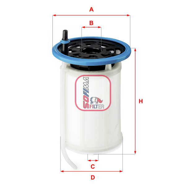 Filtru combustibil FIAT TIPO combi (356_, 357_) 1.6 D (356WXG11) diesel 114 cai SOFIMA S 6079 NE