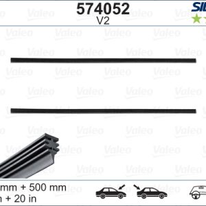 Cauciuc lamela stergator FIAT CROMA (154_) 2500 TD (154.LL, 154.PL) diesel 115 cai VALEO 574052