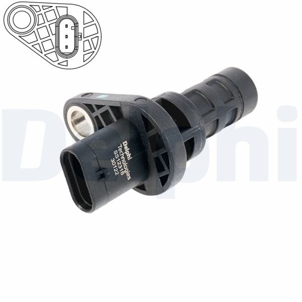 Senzor impulsuri arbore cotit FIAT 500X (334_) 1.4 (334AXC1B) benzina 136 cai DELPHI SS12316-12B1