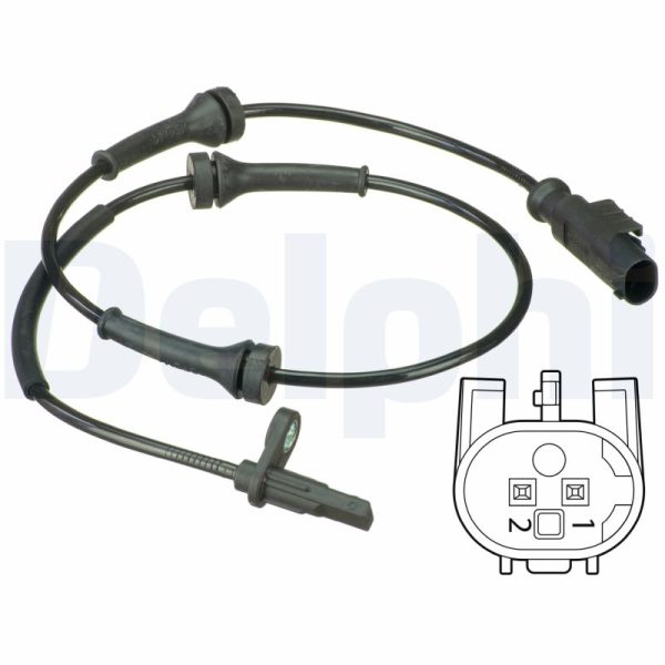 Senzor turatie roata FIAT 500 (312_) 1.0 Mild Hybrid (312.AYD1B) benzina/elector 69 cai DELPHI SS20540
