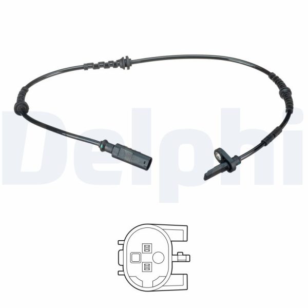 Senzor turatie roata FIAT PANDA (169_) 1.2 (169AXF2A, 169AXF1A) benzina 69 cai DELPHI SS20596