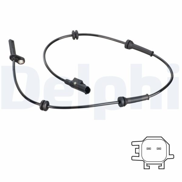 Senzor turatie roata FIAT QUBO (225_) 1.4 Natural Power (225AXC1A) Benzina/Gaz metan (GNC) 78 cai DELPHI SS20816