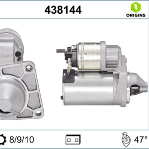 Electromotor FIAT TIPO combi (356_, 357_) 1.4 (356WXF1B) benzina 120 cai VALEO 438144