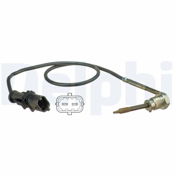 Senzor temperatura gaze evacuare FIAT QUBO (225_) 1.3 D Multijet (225CXB1A, 225AXB1A, 225CXB11, 225AXB11,... diesel 75 cai DELPHI TS30110