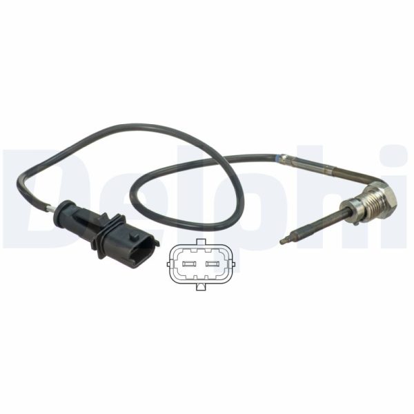 Senzor temperatura gaze evacuare FIAT QUBO (225_) 1.3 D Multijet (225CXB1A, 225AXB1A, 225CXB11, 225AXB11,... diesel 75 cai DELPHI TS30111